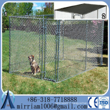 wholesale cheap large outdoor chain link fence dog kennel (Baochuan factory)